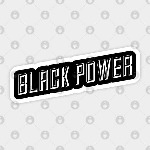 Black Power | African American | Black Lives Sticker by UrbanLifeApparel